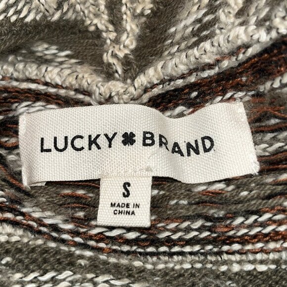 LUCKY BRAND TRIBAL DESIGN CARDIGAN - Western Southwestern Aztec Navajo - EUC - S - Picture 11 of 15